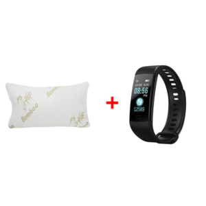 1 Ρολόι Υγείας Fitness Smart Bracelet + 2 μαξιλάρια Bamboo