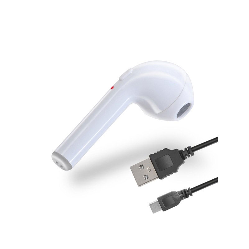 Ασύρματα Ακουστικά Bluetooth με Βάση Φόρτισης (Λευκό χρώμα) 8